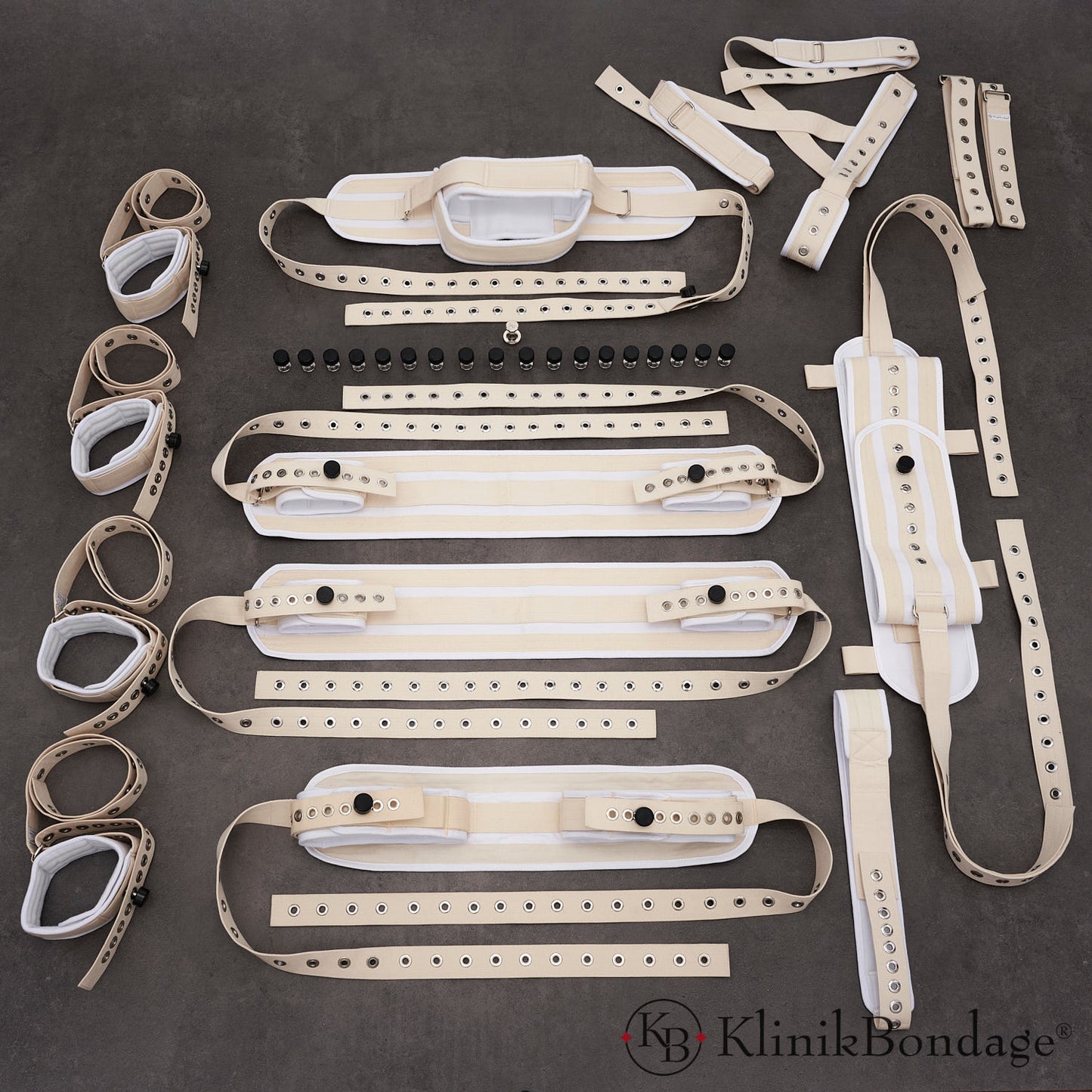 Lit de fixation de 15 points Buffel Set blanc