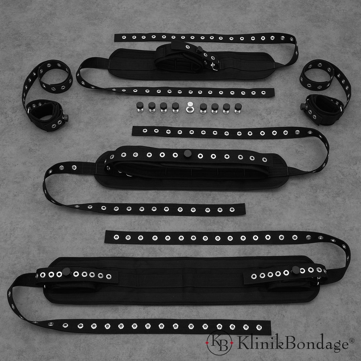 Ensemble de bondage moyen noir