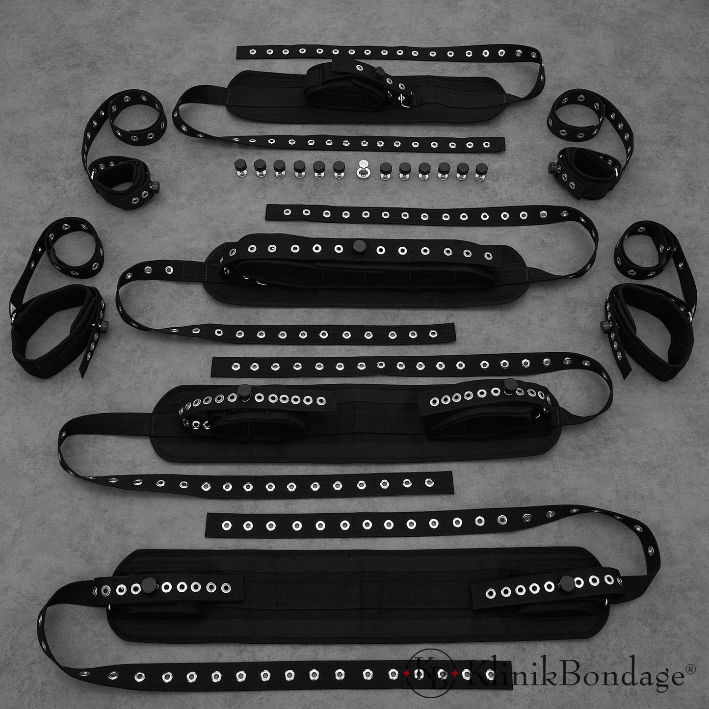 Bondage Set Groß Schwarz