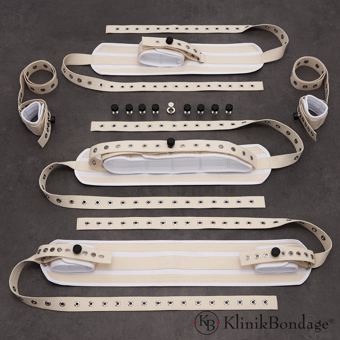 Ensemble de bondage moyen blanc