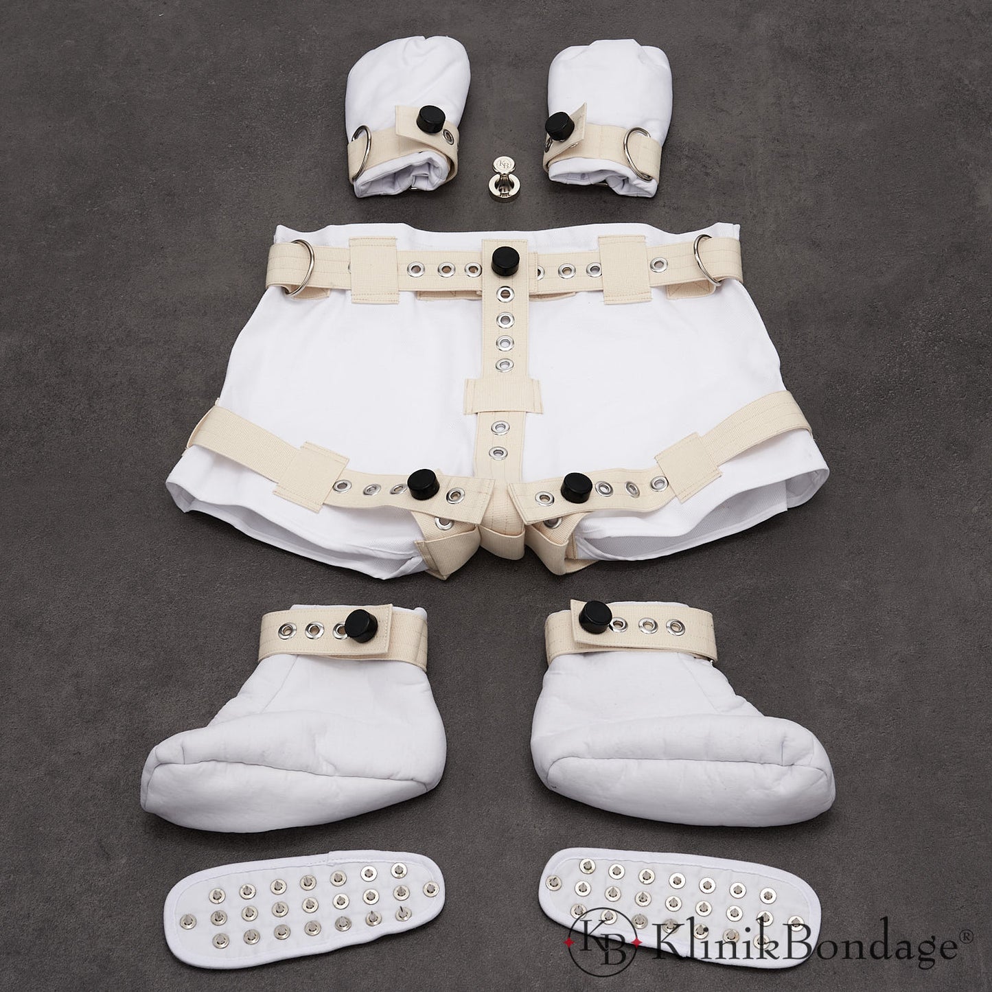 Bambina n 'boy set bianco