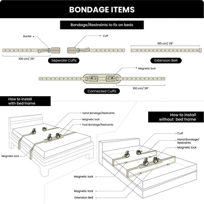 Bett Bondage Anleitung