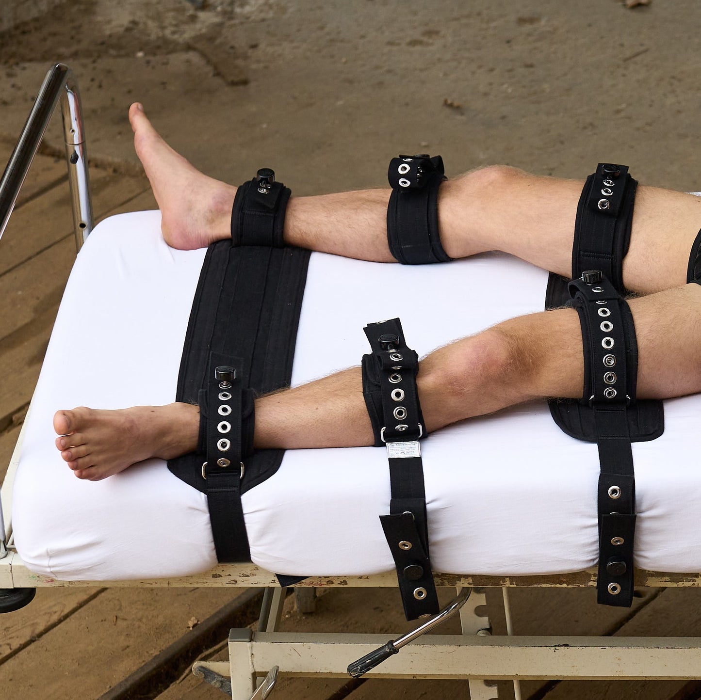 12 Point Fixation Bed Bondage Set Black