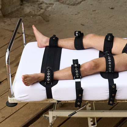 15 Point Fixing bed bondage set black