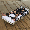 20 -punts fixatie bed Bondage set zwart