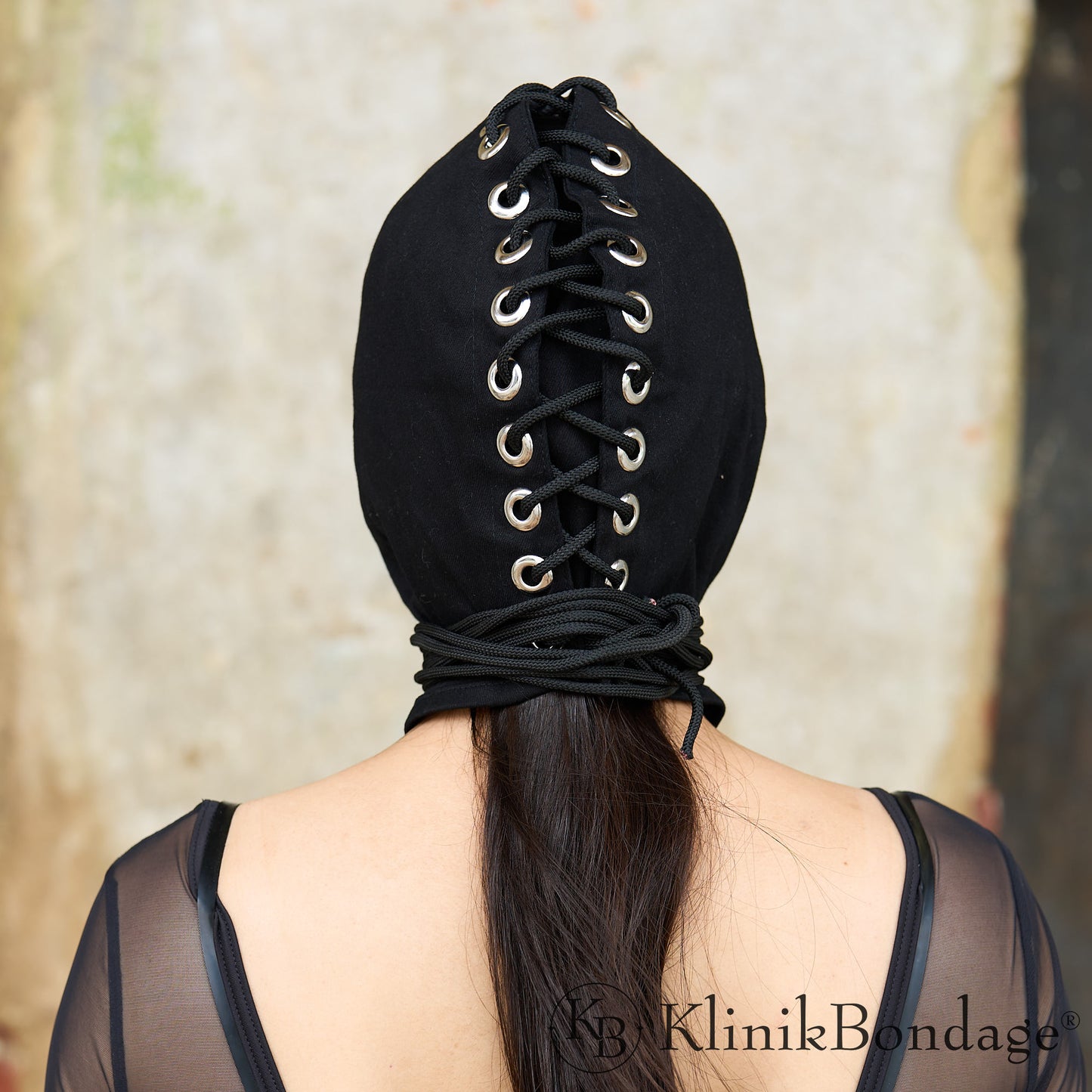 Masque de bondage sans ouvrir la bouche noir