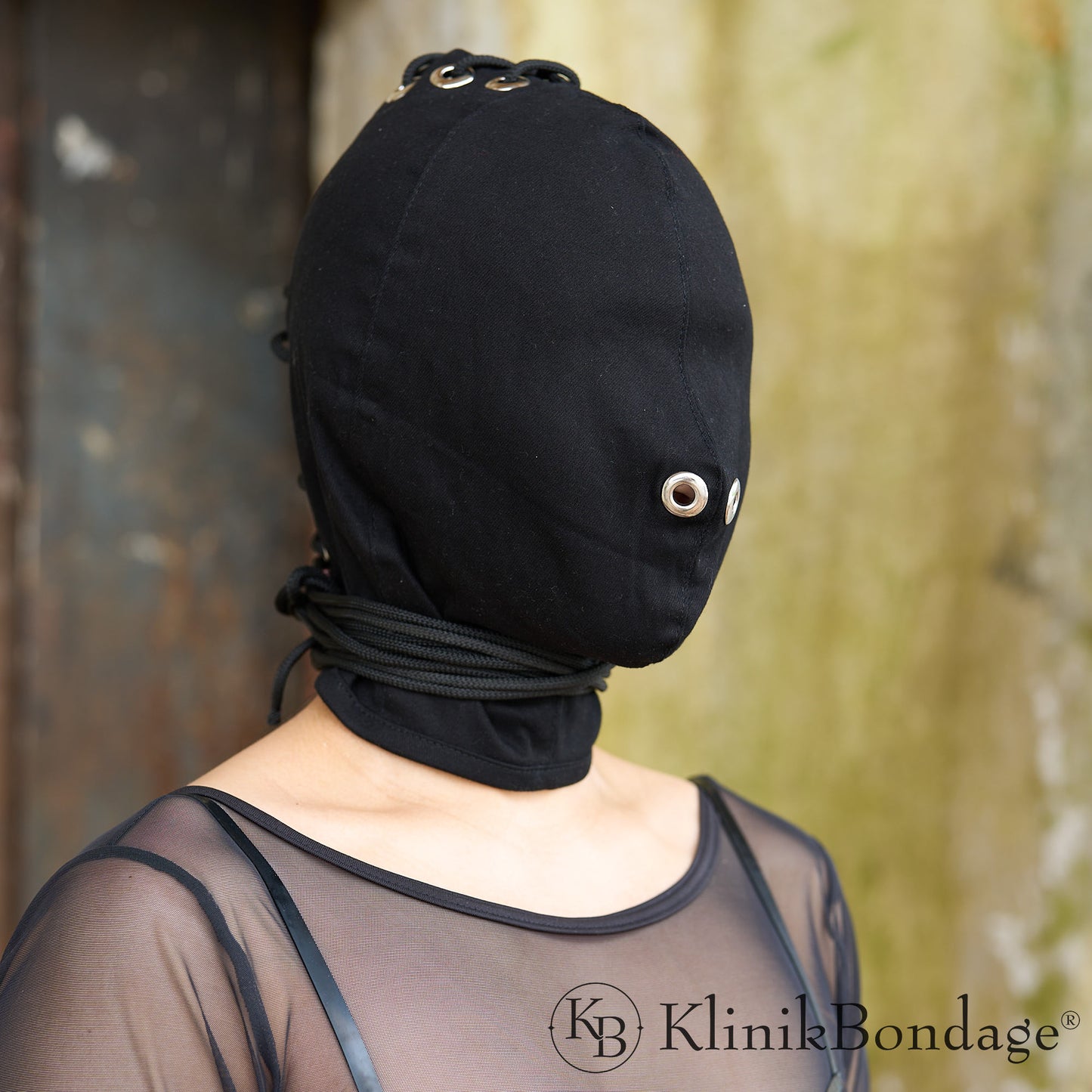 Masque de bondage sans ouvrir la bouche noir