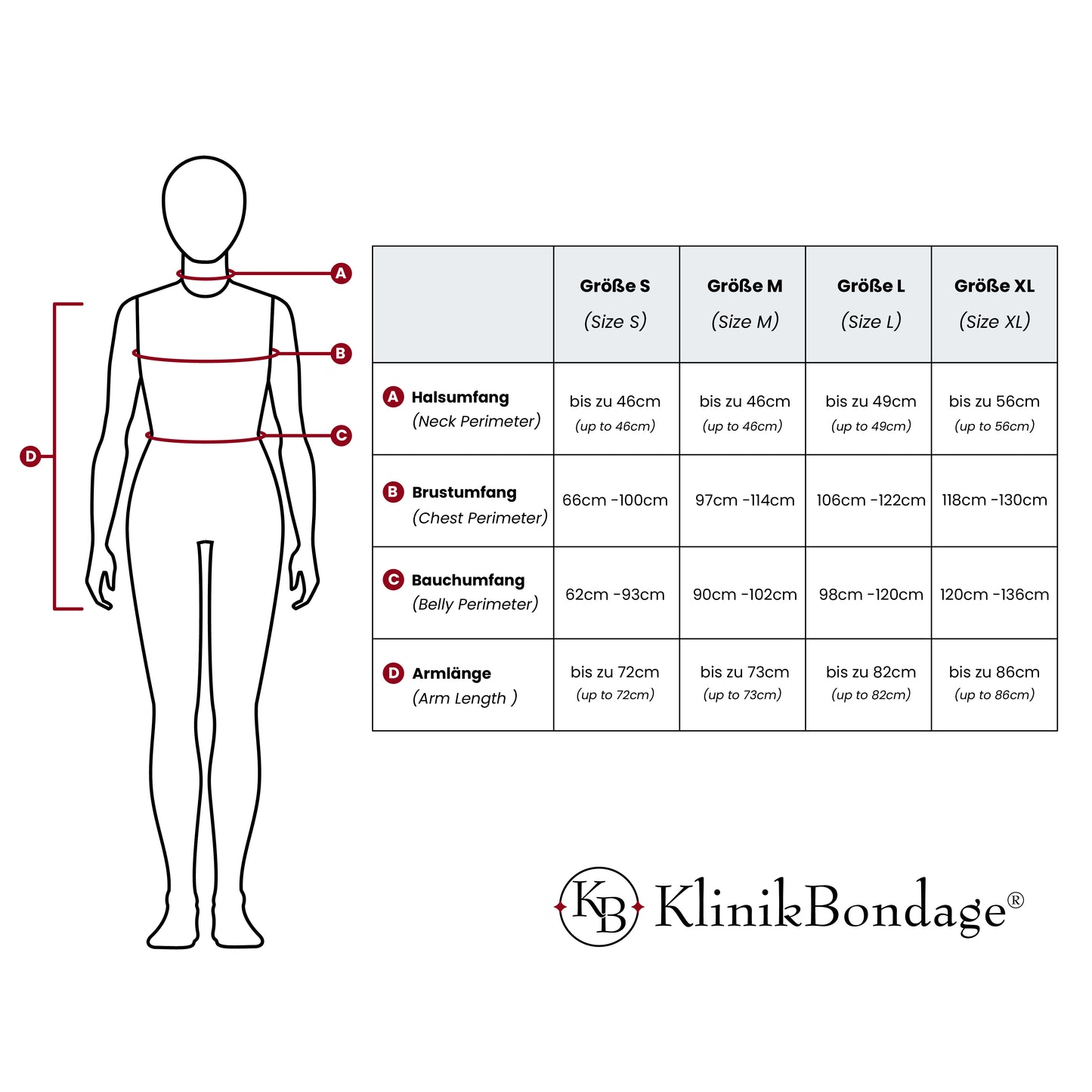 Zwangsjacke Bondage Set Schwarz